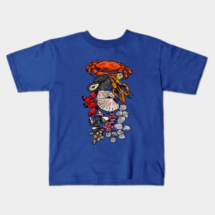 Shell Beach Life Kids T-Shirt